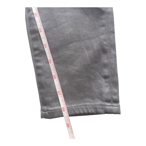 AG Adriano Goldschmied Women's Gray Skinny Lamb Leather Denim Jeans Size 26 - Picture 11 of 13